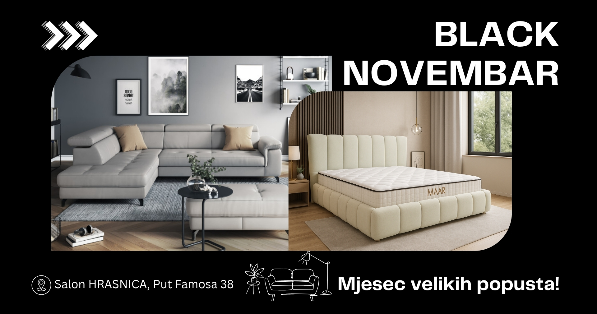 black friday sarajevo salon namjestaja kuhinje